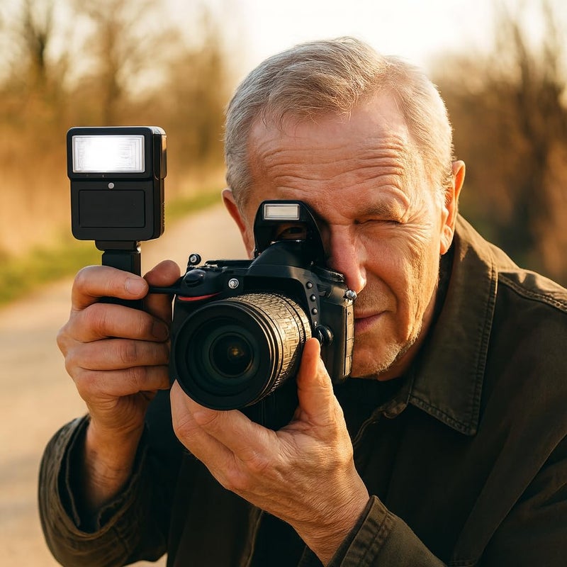 Tronixpro Digital Camera Flash with Shoe Bracket for Sony, Nikon, Canon, Pentax, Olympus & More Cameras & Camcorders - Image 5